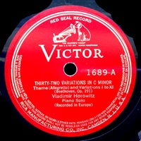 RCA Victor : Horowitz - Beethoven, Busoni